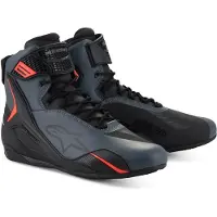 Alpinestars Faster-4 Motorcycle Shoes Noir,Gris EU 38 1/2 Homme