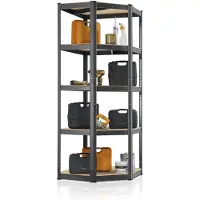 Juskys Etagère / Rayonnage de stockage - Corner Basic - 180 x 70 cm - Gris