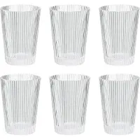Stelton Verre à boire Pilastro 6 Pcs, Verres, Transparent