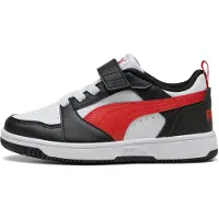Puma Baskets basses enfant Rebound V6 Lo AC+ PS garcons - Blanc - 29