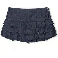 Bershka Jupe bleu marine