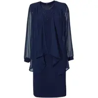 Goldner Robe bleu