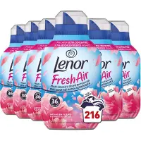 Lenor 6x36 Lavages Jardins en Fleurs - 504 ml - Adoucissant Fresh Air