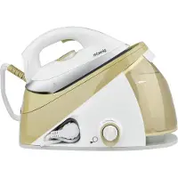 H.Koenig Centrale vapeur V28 2400W Blanc et Jaune