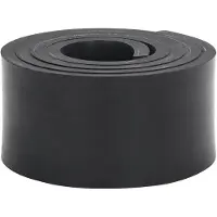 vidaXL Barre en caoutchouc pour chasse-neige Noir 180x10x1 cm
