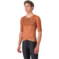 Castelli Aero Rc 8s Short Sleeve Tri Jersey Marron 2XL Homme