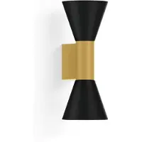 Wever & Ducre Odrey Up/Downlight Lampe Murale Odrey 2.3 | Gold|Black Matt