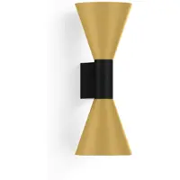 Wever & Ducre Odrey Up/Downlight Lampe Murale Odrey 2.4 | Black Matt|Gold