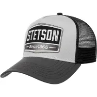 Stetson Casquette de - Trucker Cap Gasoline - pour Unisexe - noir/gris - Taille Standard