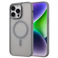 IMoshion Coque Color Guard avec MagSafe pour Apple iPhone 14 Pro Max - Gris