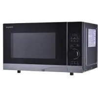 Sharp Yc-ps204ae-s 700w Microwave Noir 20 Liters / EU Plug 220V
