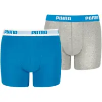 Puma Boxer Basique Pour Garçons Puma (Lot De 2), Vêtements, Bleu/Grey, 10