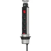 Brennenstuhl Rallonge Pour Bureau De Cuisine 3 Prises 2 M Interrupteur Marche/Arrêt