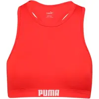 Puma Racerback Bikini Top Rouge S Femme
