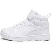 Puma Baskets 'Rebound V6' gris clair / blanc