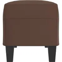 vidaXL Banc Marron 100x35x41 cm Similicuir
