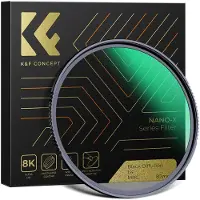 K&F Concept Filtre K&F Filter Dyfuzijny HD Black Mist 1/4 K&F 77mm 77 mm (77 mm, Filtre Black Mist), Filtre photo, Noir
