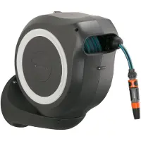 Gardena Rollup M Wall Hose Box 20 M Noir