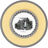 Villeroy & Boch Assiette à pain Audun Chasse, Assiettes, Jaune, Gris