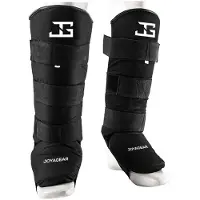 Joya Fightgear - "Velcro" scheenbeschermers - Zwart - XS