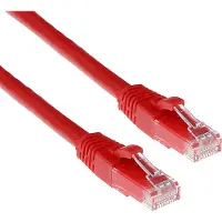 ACT MICROCONNECT CAT6A UTP 0,5M Rouge (IB 2500)