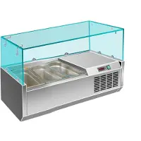 Saro Vitrine réfrigérée 3 x 1/3 GN