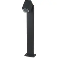 V-TAC Lampe de borne d'extérieur GU10 - IP44 - Noir