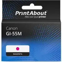 PrintAbout Bouteille encre compatible CANON GI-55M 6290C001 - Magenta - 3000 pages