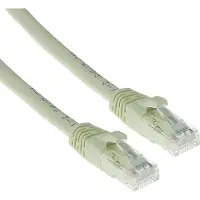ACT Ivory 1 mètre U/UTP CAT6A patch cable snagless with RJ45 connectors. Cat6a u/utp snagless iv 1.00m (U/UTP, CAT6a, 1 m)