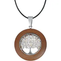 EtNox Collier de - L'Arbre de Vie - pour Unisexe - couleur argent - Taille Standard