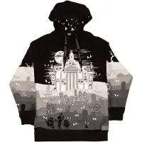 Loungefly Haunted Mansion Hoodie Noir S