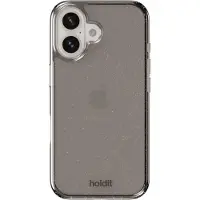 Holdit Coque Pailletée Apple iPhone 16 - Noir