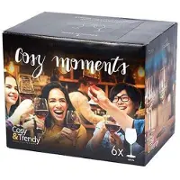 Cosy & Trendy Lot de 6 verres à vin Mia, 480 ml