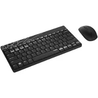 Rapoo 8000M - Ensemble clavier et souris - sans fil - 2.4 GHz, Bluetooth 4.0, Bluetooth 3.0 - allemand