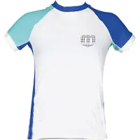 Mares Aquazone Shield Short Sleeve Rash Guard Bleu S Femme