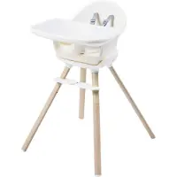Maxi-Cosi Moa 8 en 1 chaise haute évolutive pour bébé, chaise haute/rehausseur/tabouret/bureau, de 6 mois à 5 ans, Beyond White2 Eco