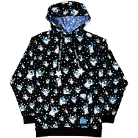 Loungefly Stich Hoodie Ghost Costume Noir L
