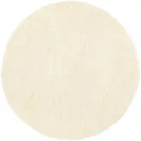 vidaXL Tapis Shaggy à poils longs NAVARRA crème 100x100 cm polyester