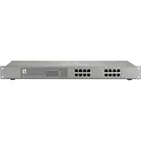 LevelOne FEP-1612W120 - Switch - 16 x 10/100 (PoE+) - an Rack montierbar - PoE+ (480 W) (FEP-1612W120)