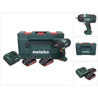 Metabo SSW 18 LTX 1450 BL Visseuse à choc sans fil 18 V 1450 Nm Brushless + 2x batterie 4,0 Ah + chargeur + metaBOX