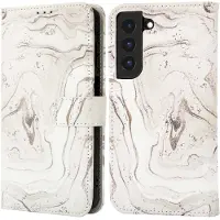 IMoshion Étui de télephone portefeuille Design Samsung Galaxy S22 - Sandy Marble