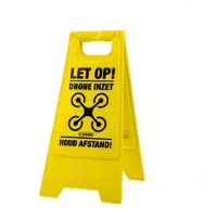 Caruba Drone Waarschuwingsbord Nederlands (Universel), Drone : accessoires, Multicolore
