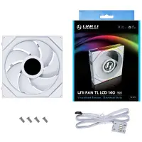 Lian Li UNI FAN TL LCD Boitier PC Ventilateur 14 cm Blanc