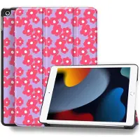 IMoshion Coque tablette Design Trifold Apple iPad 9 (2021) 10.2 pouces / iPad 8 (2020) 10.2 pouces / iPad 7 (2019) 10.2 pouces - Dusty Rose