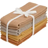 Cam Cam Carrés de mousseline - 70x70 cm - 8 Pack - Terre Mix - - UneTaille - carrés de mousseline