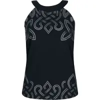 Black premium by emp Débardeur de - Haut Motifs Nordiques - S - XXL - pour Femme - noir - Taille L