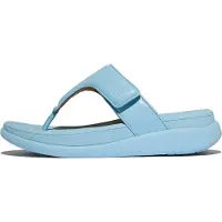 FitFlop Tongs FitFlop Femme F-Mode Go Adjustable Flatform Toe-Post Sandals Bondi Blue-Taille 36