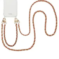 IMoshion Ensemble de cordons de téléphone en cuir PU – Marron
