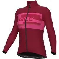 ALÉ Solid Borealis Long Sleeve Jersey Rouge M Femme