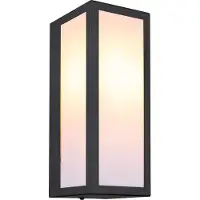 Globo Lighting lampe d'extérieur métal noir mat, 1x E27